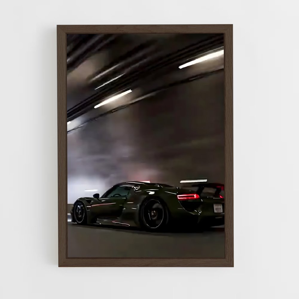 Poster spyder captivant – affiche Porsche (vue 5)